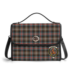 Sutherland Weathered Tartan Crest Satchel Bag