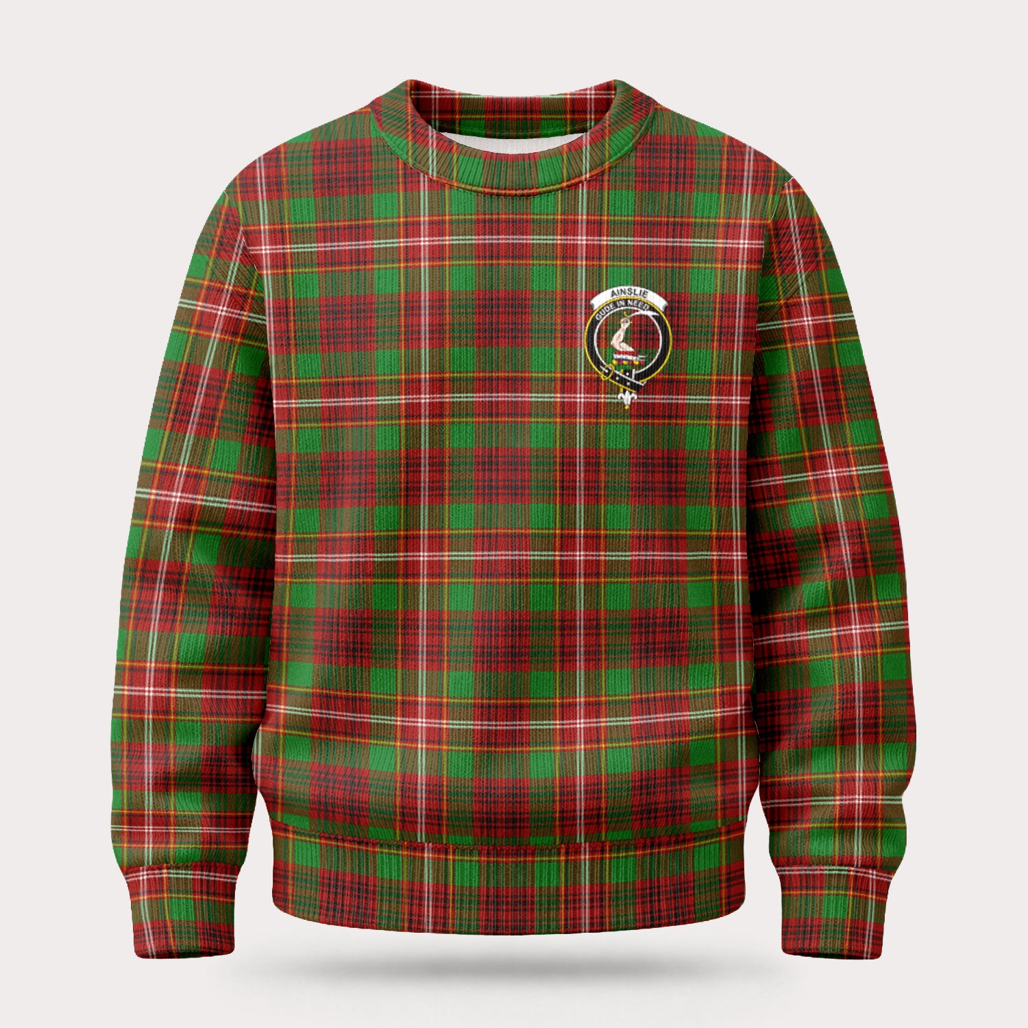 Ainslie Tartan Crest Sweater
