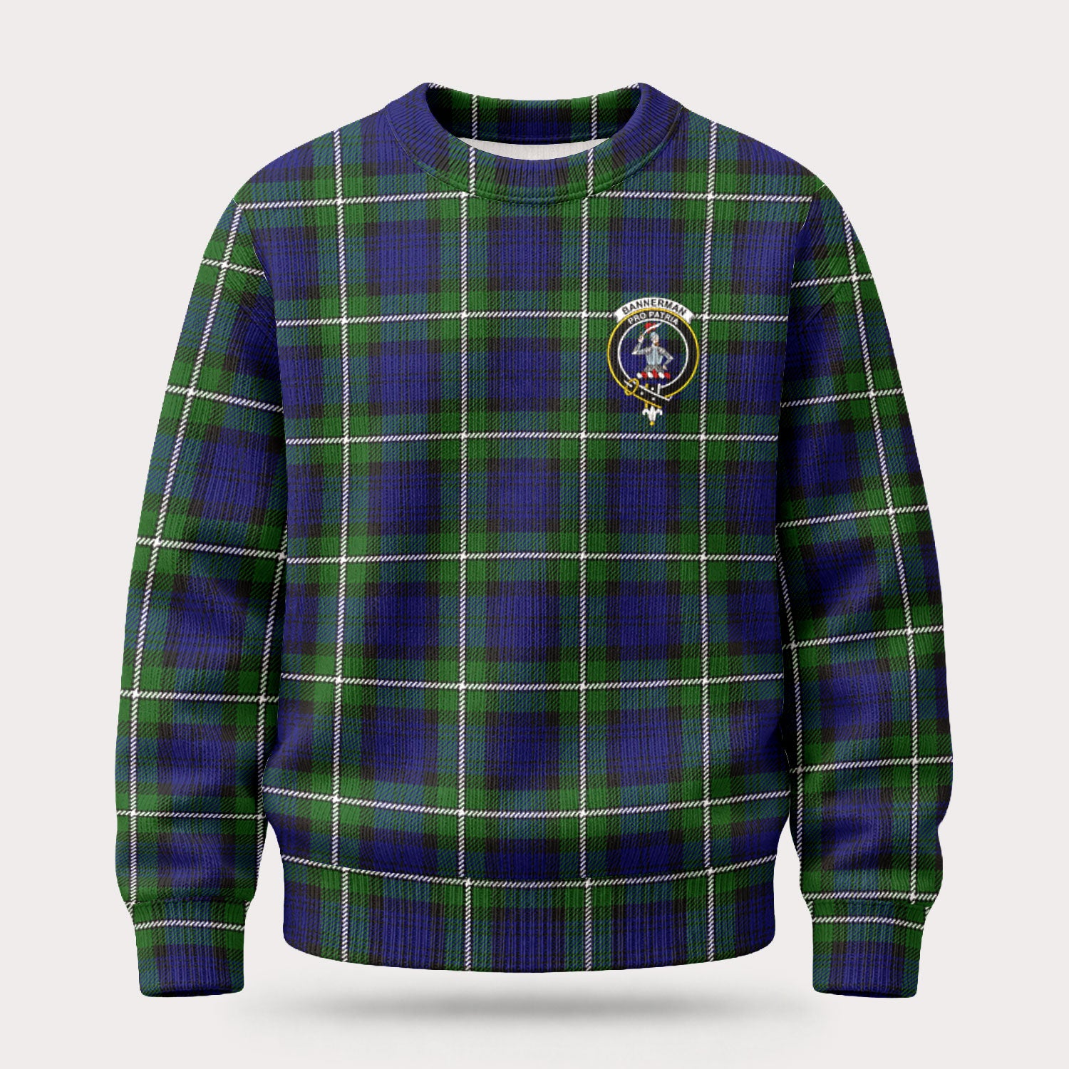 Bannerman Tartan Crest Sweater