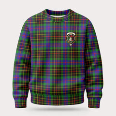 Brodie Hunting Modern Tartan Crest Sweater