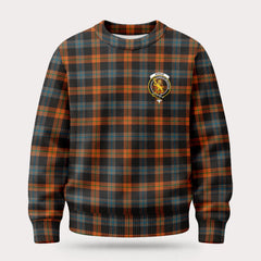 Broun Ancient Tartan Crest Sweater