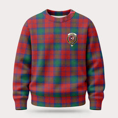 Byres Tartan Crest Sweater