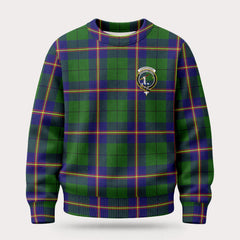 Carmichael Modern Tartan Crest Sweater