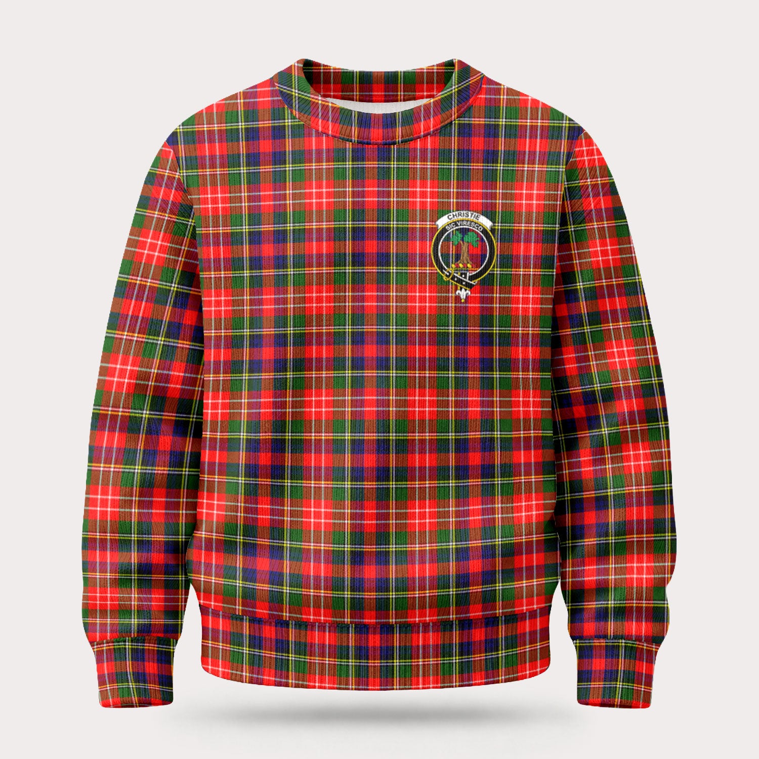 Christie Tartan Crest Sweater