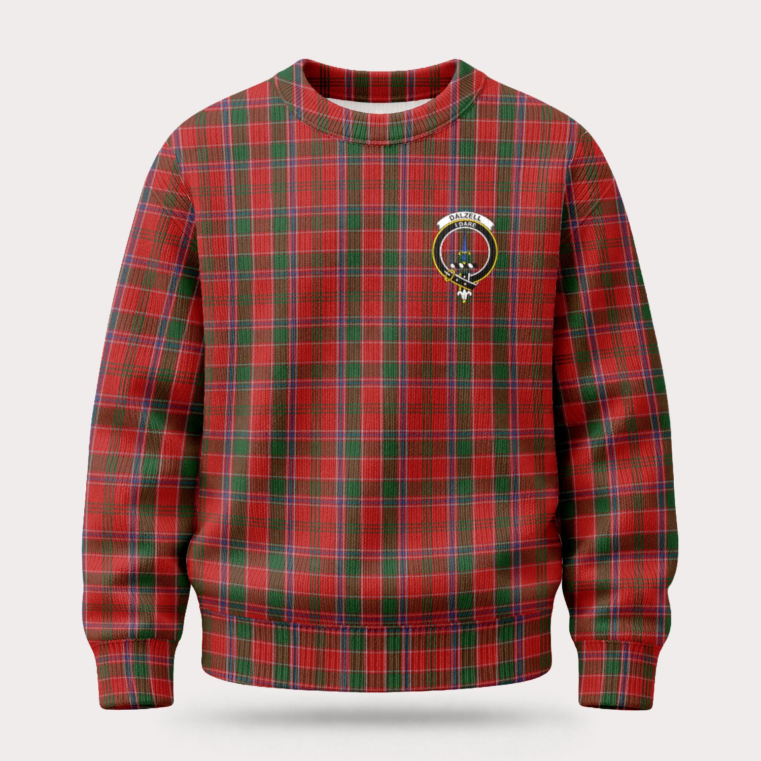 Dalzell Tartan Crest Sweater