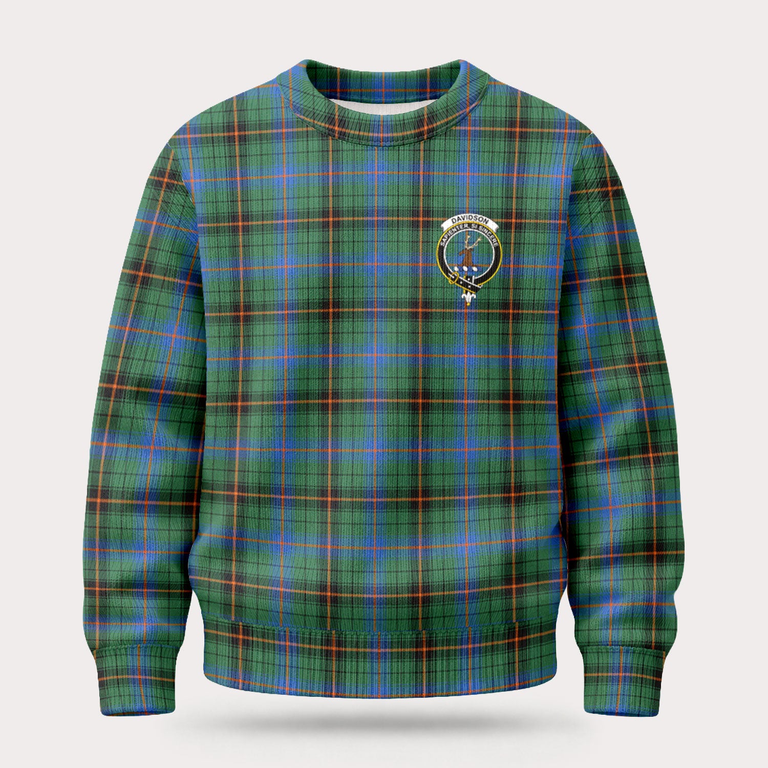 Davidson Ancient Tartan Crest Sweater
