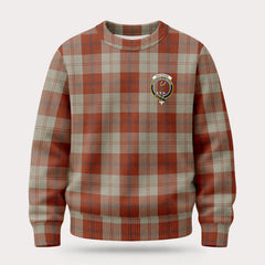 Davidson Dress Dancers Tartan Crest Sweater