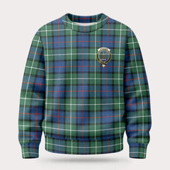Davidson of Tulloch Tartan Crest Sweater