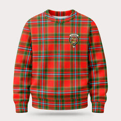Drummond of Perth Tartan Crest Sweater