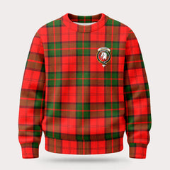 Dunbar Modern Tartan Crest Sweater