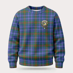 Edmonstone Tartan Crest Sweater