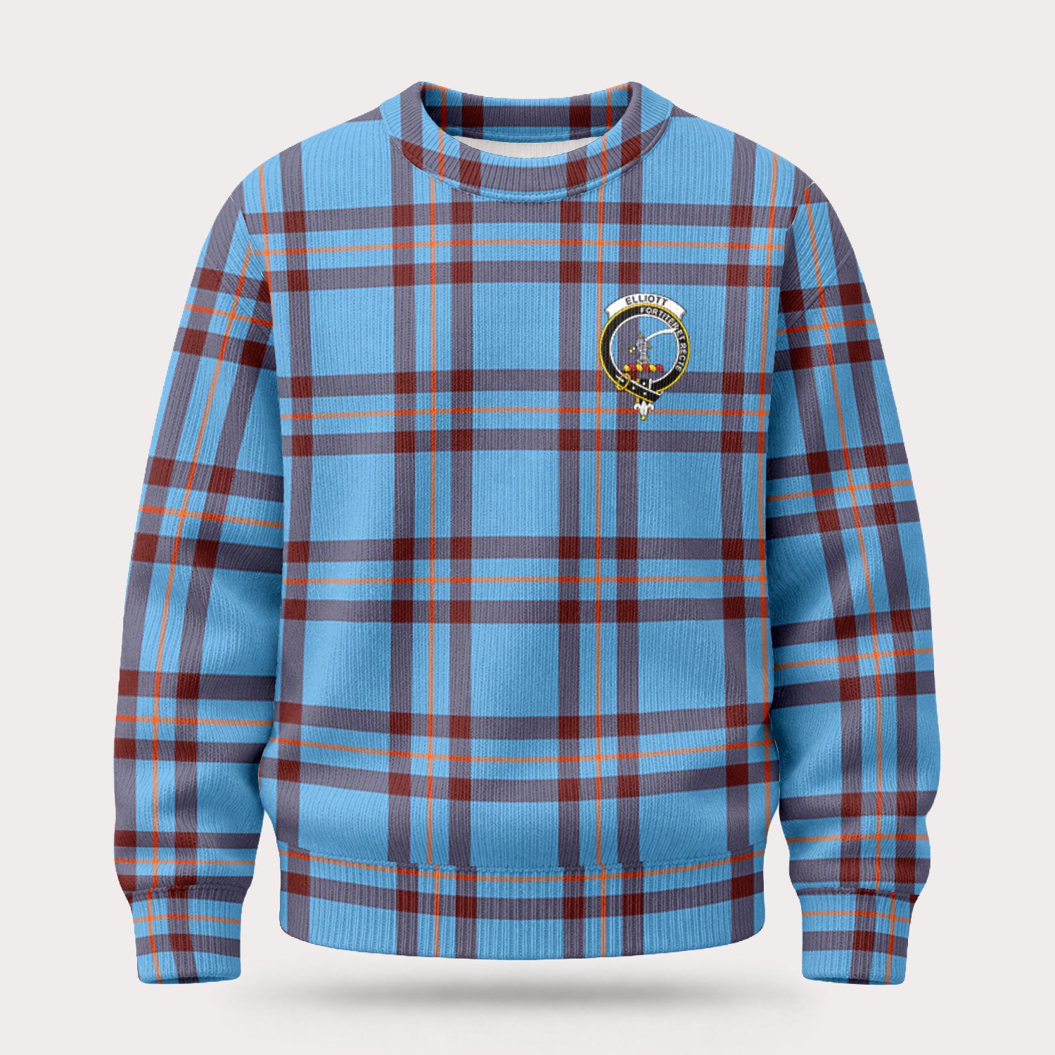 Elliott Ancient Tartan Crest Sweater