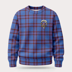 Elliott Modern Tartan Crest Sweater