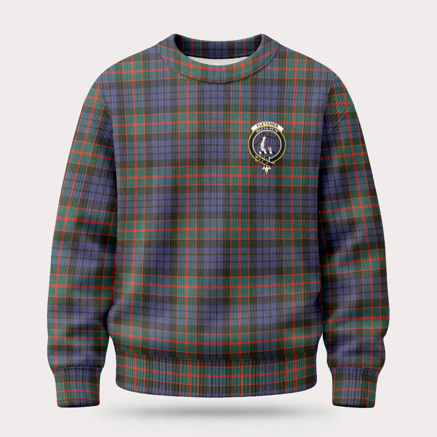 Fletcher of Dunans Tartan Crest Sweater