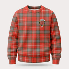 Fraser (of Lovat) Weathered Tartan Crest Sweater