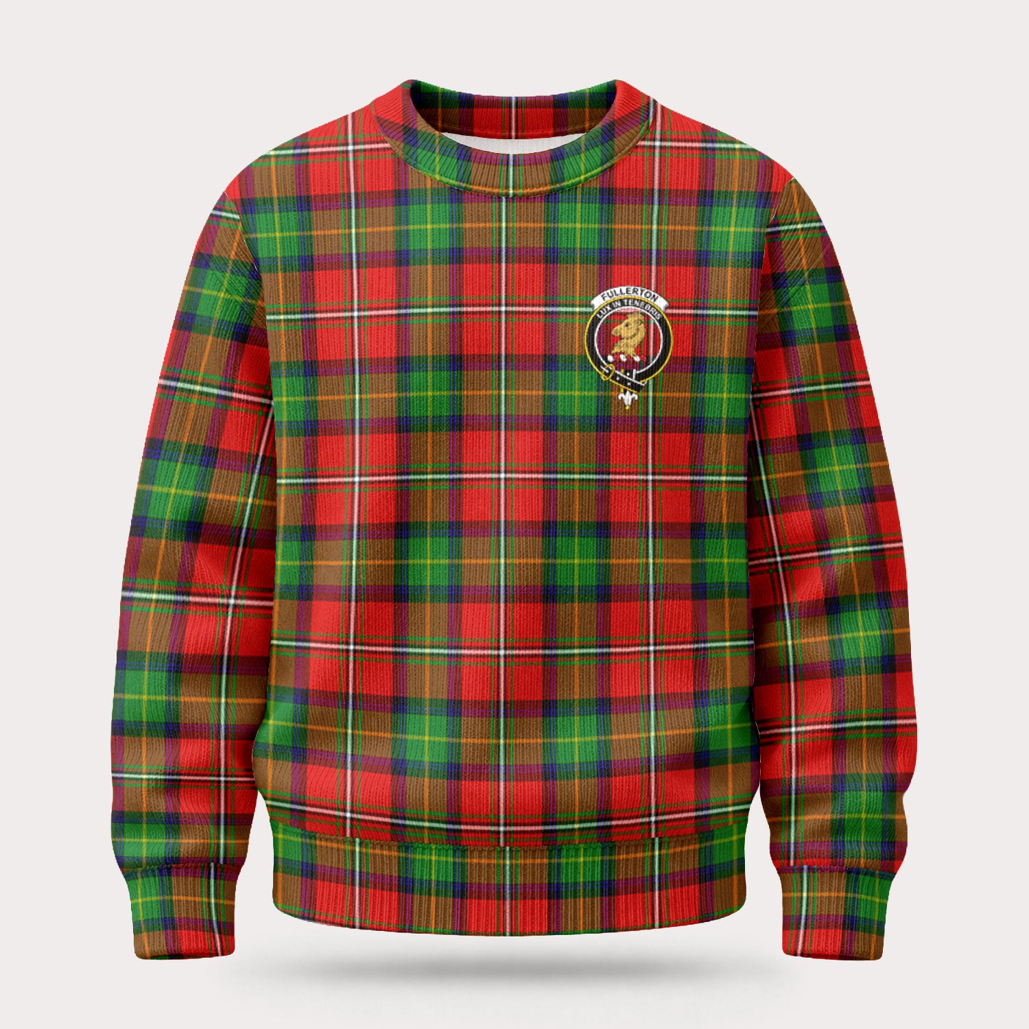 Fullerton Tartan Crest Sweater