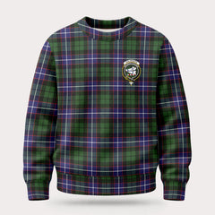 Galbraith Modern Tartan Crest Sweater