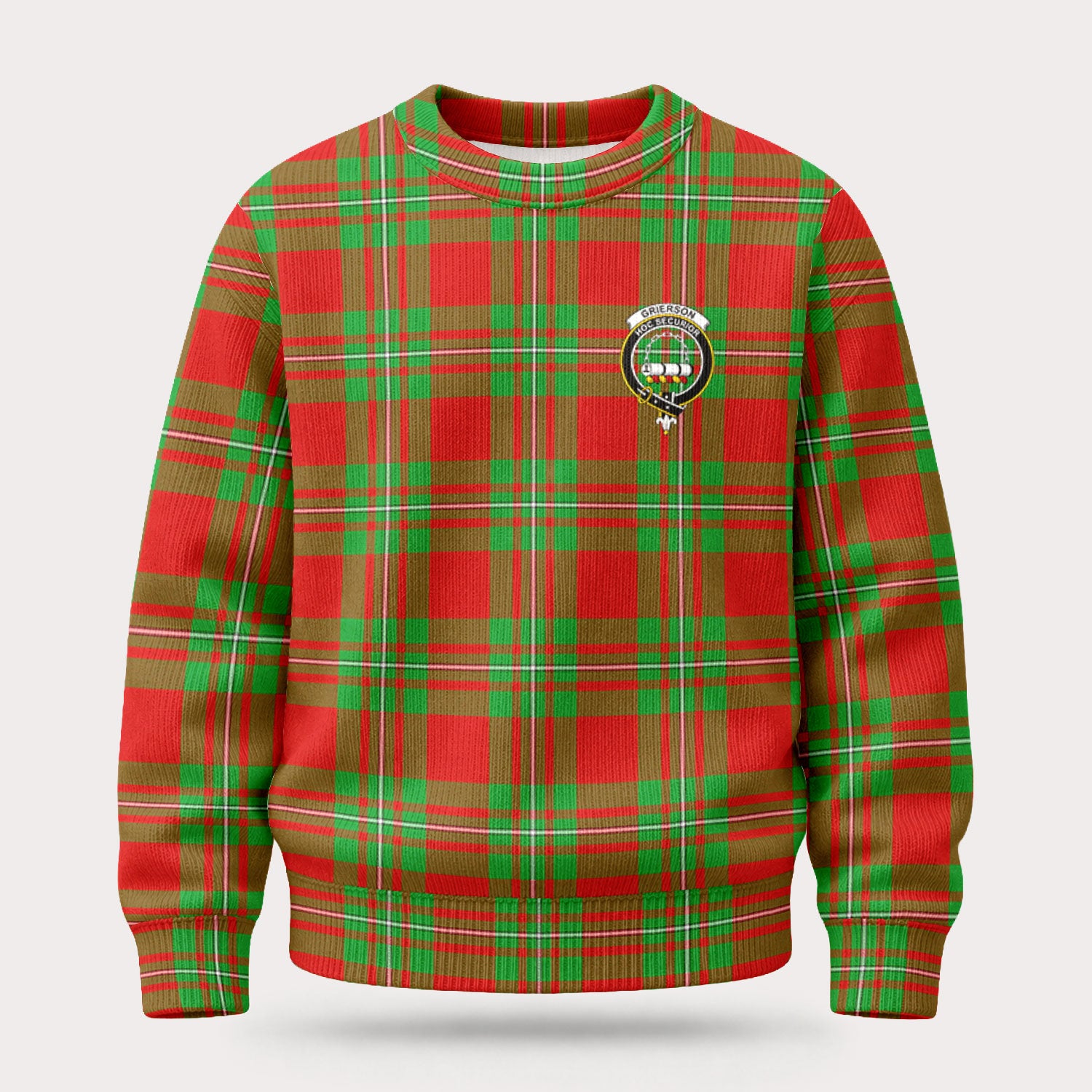 Grierson Tartan Crest Sweater