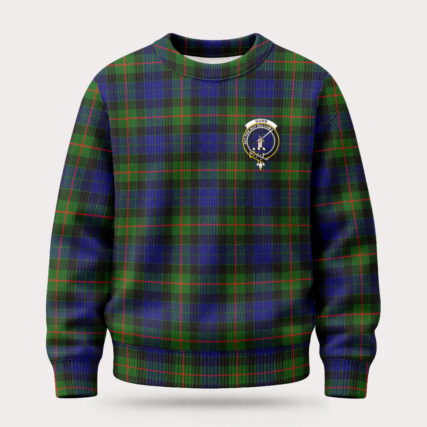 Gunn Modern Tartan Crest Sweater