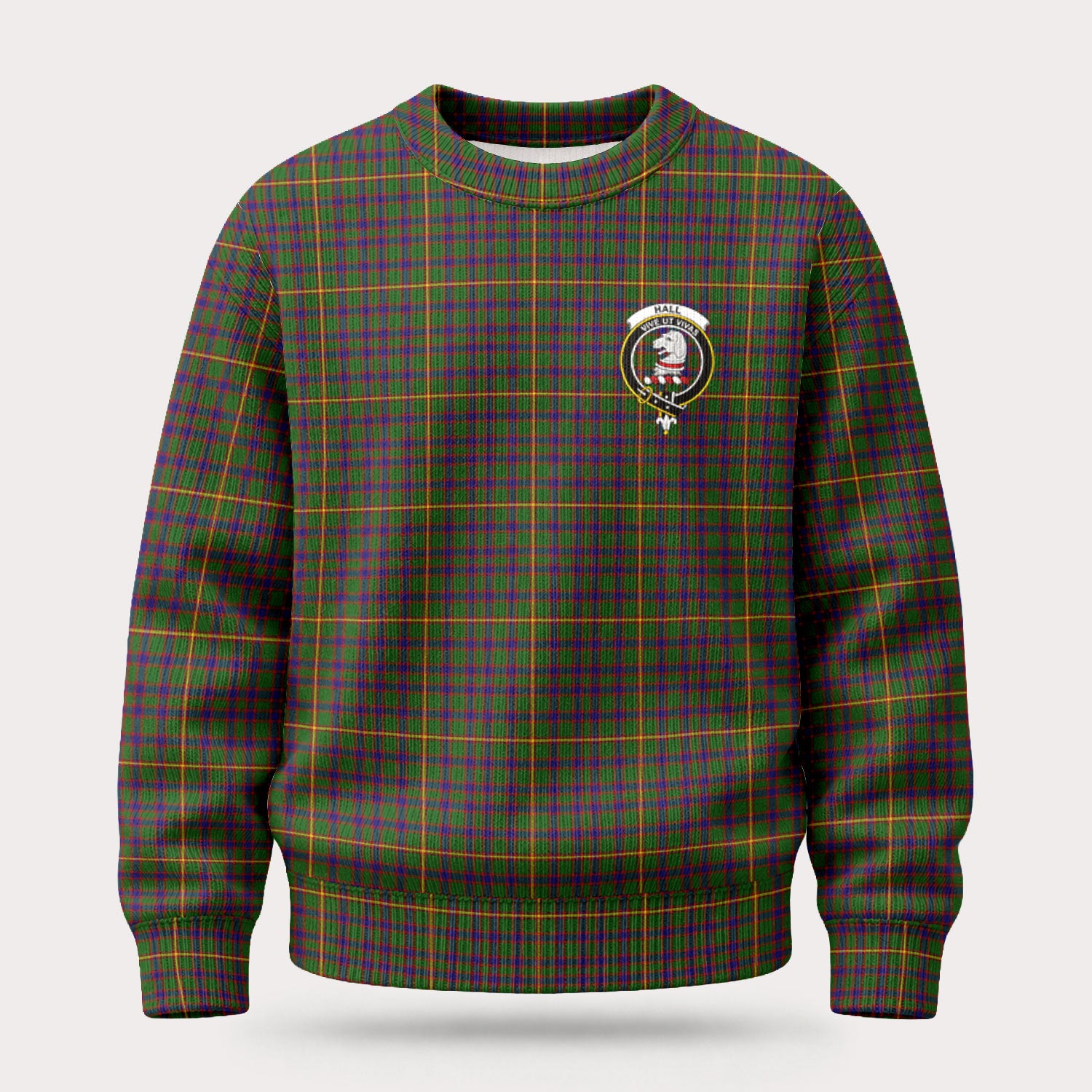 Hall Tartan Crest Sweater