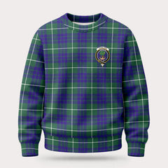 Hamilton Hunting Modern Tartan Crest Sweater
