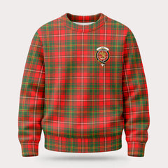 Hay Modern Tartan Crest Sweater