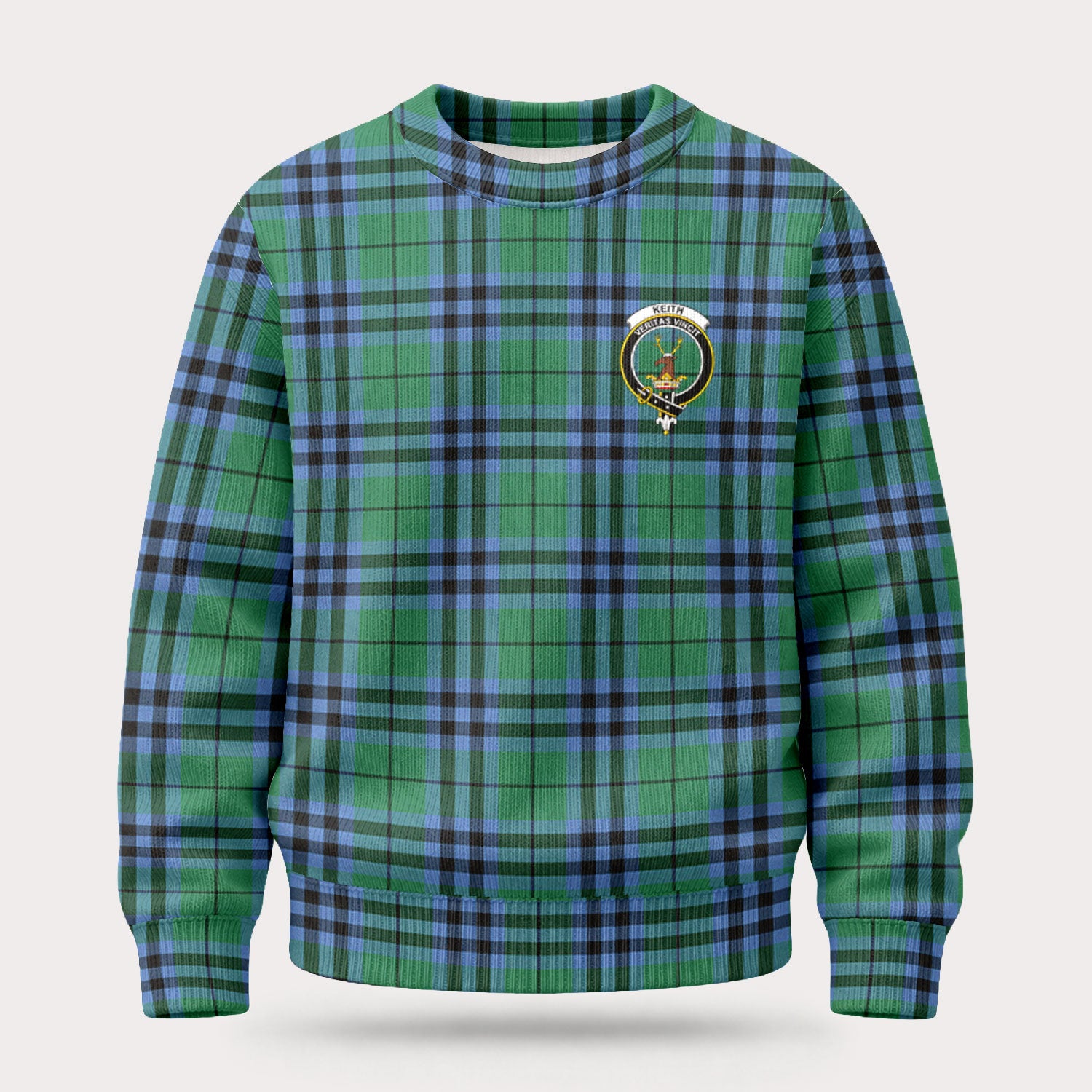 Keith Ancient Tartan Crest Sweater