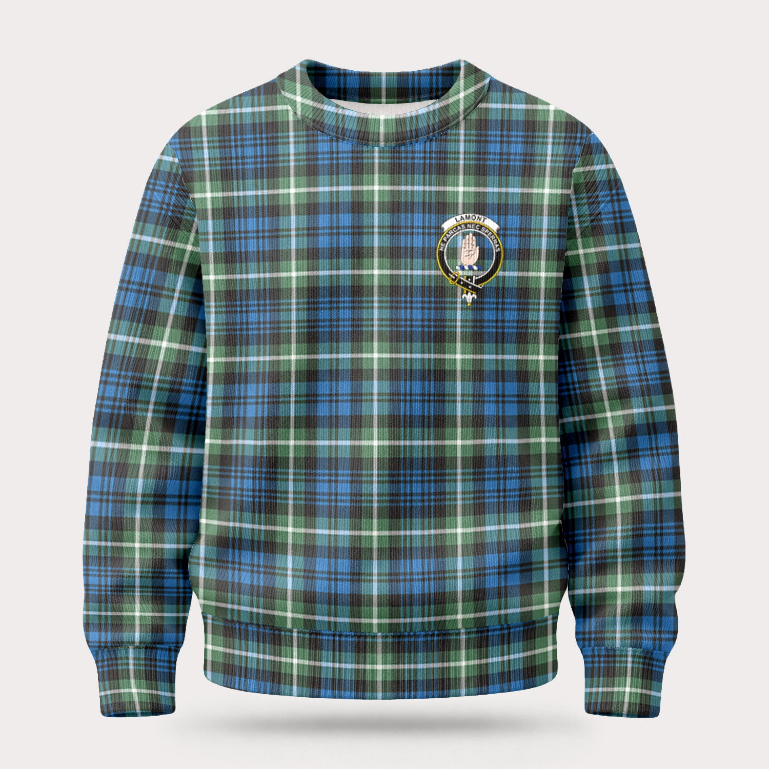 Lamont Ancient Tartan Crest Sweater