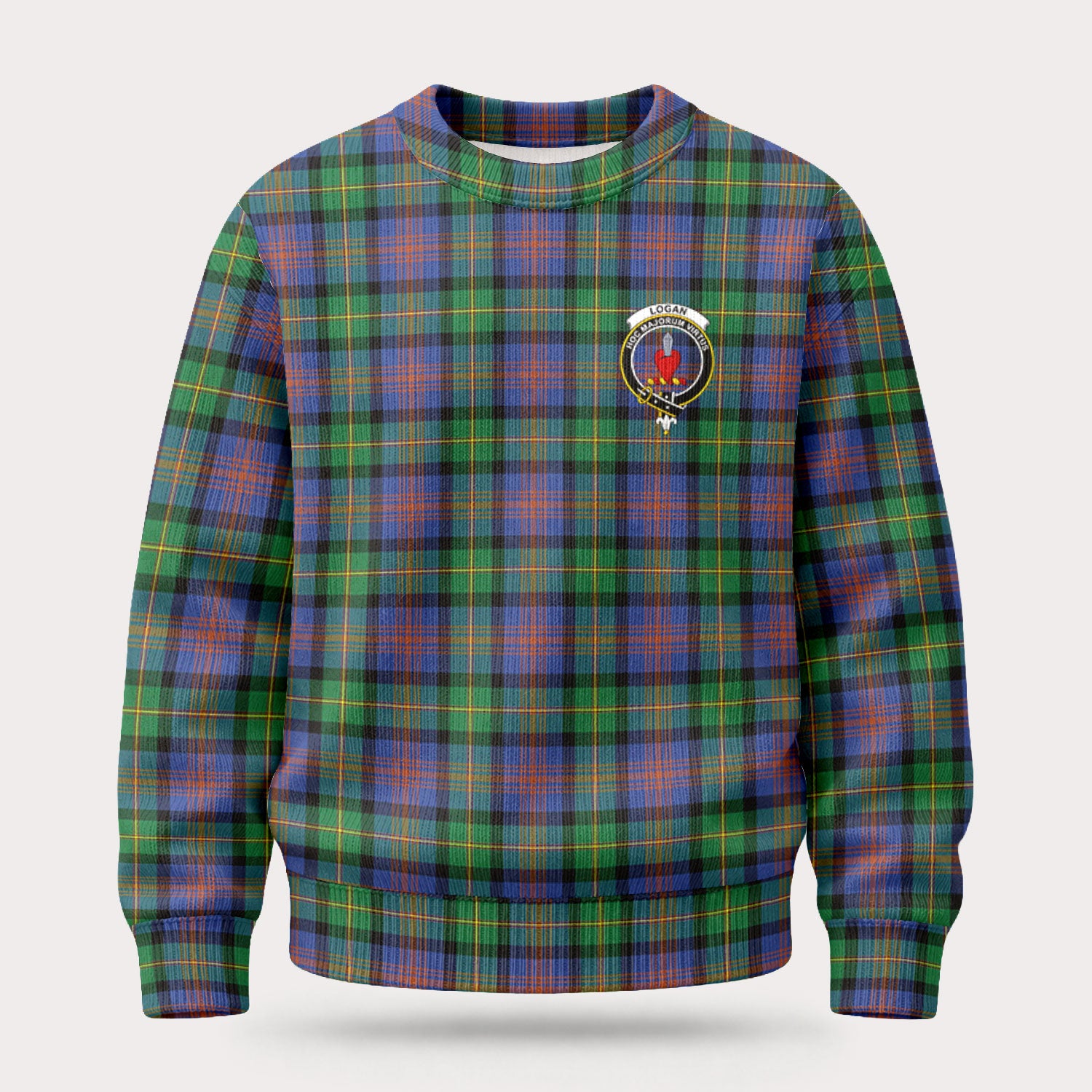 Logan Ancient Tartan Crest Sweater