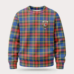 MacBeth Modern Tartan Crest Sweater