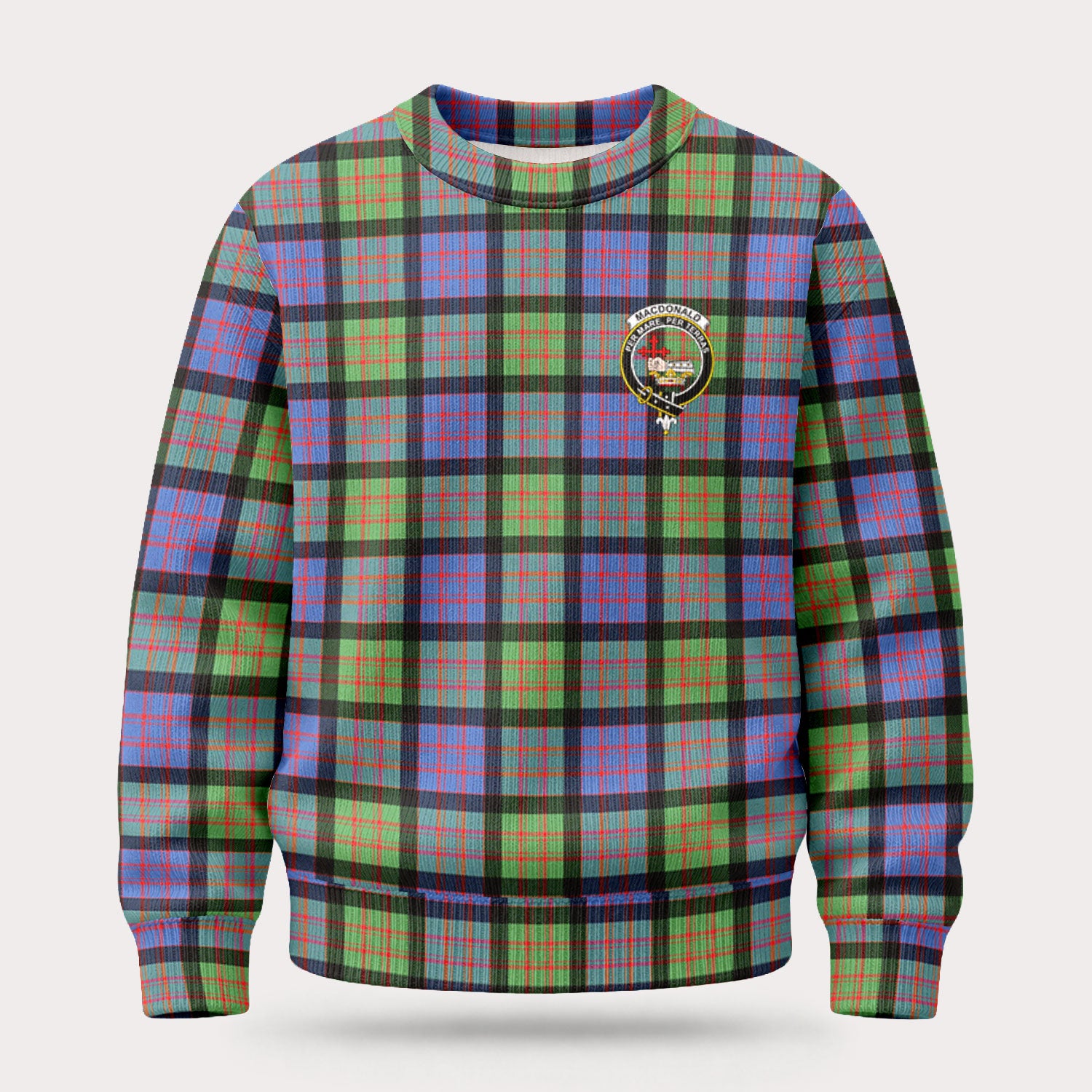 MacDonald Ancient Tartan Crest Sweater