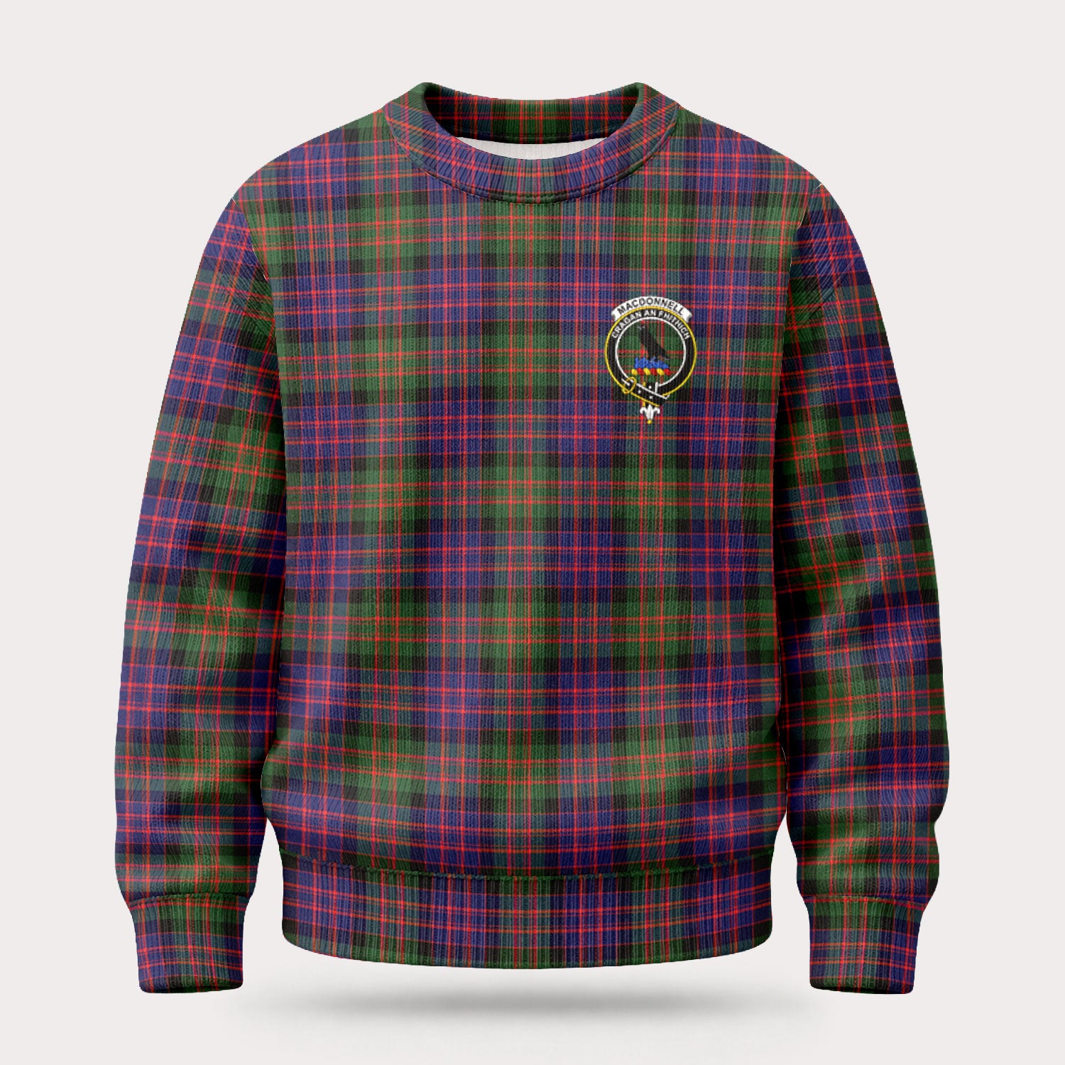MacDonnell of Glengarry Modern Tartan Crest Sweater