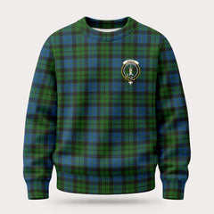 MacKay Modern Tartan Crest Sweater