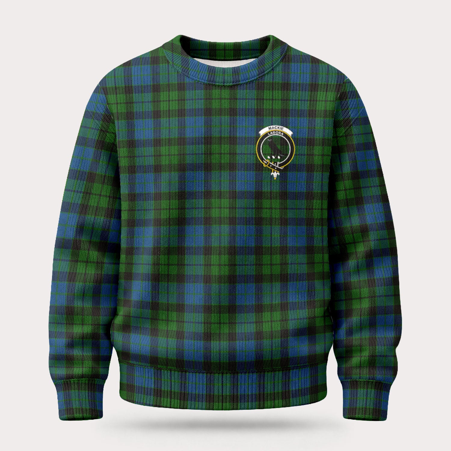 MacKie Tartan Crest Sweater