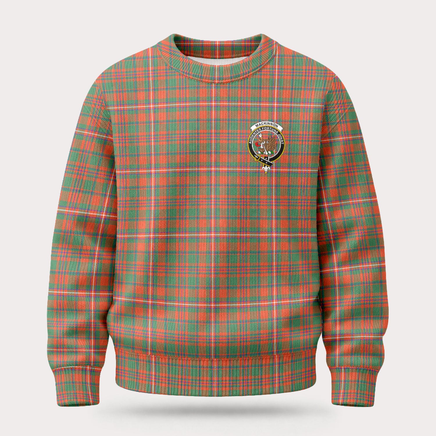 MacKinnon Ancient Tartan Crest Sweater