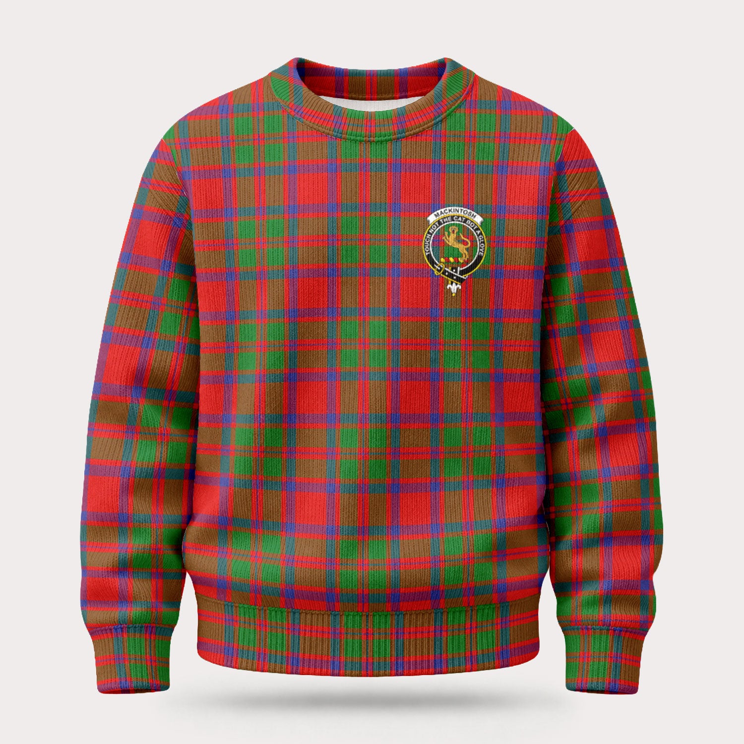 MacKintosh Modern Tartan Crest Sweater