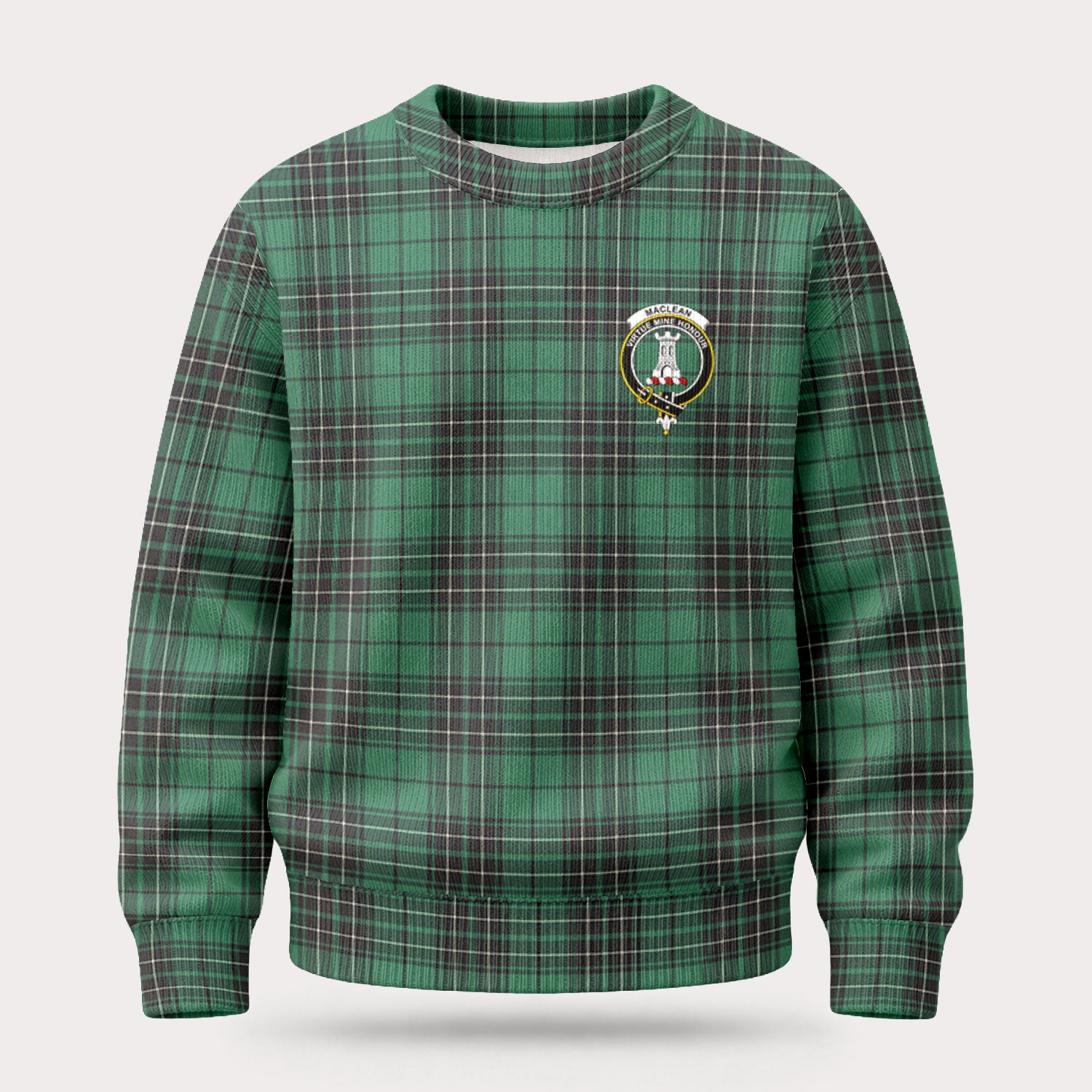 MacLean Hunting Ancient Tartan Crest Sweater