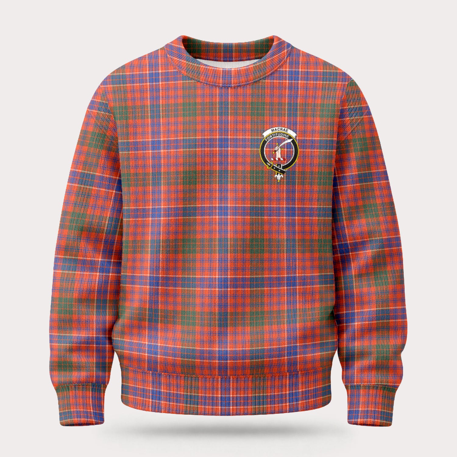 MacRae Ancient Tartan Crest Sweater