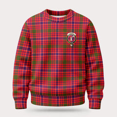 MacRae Modern Tartan Crest Sweater