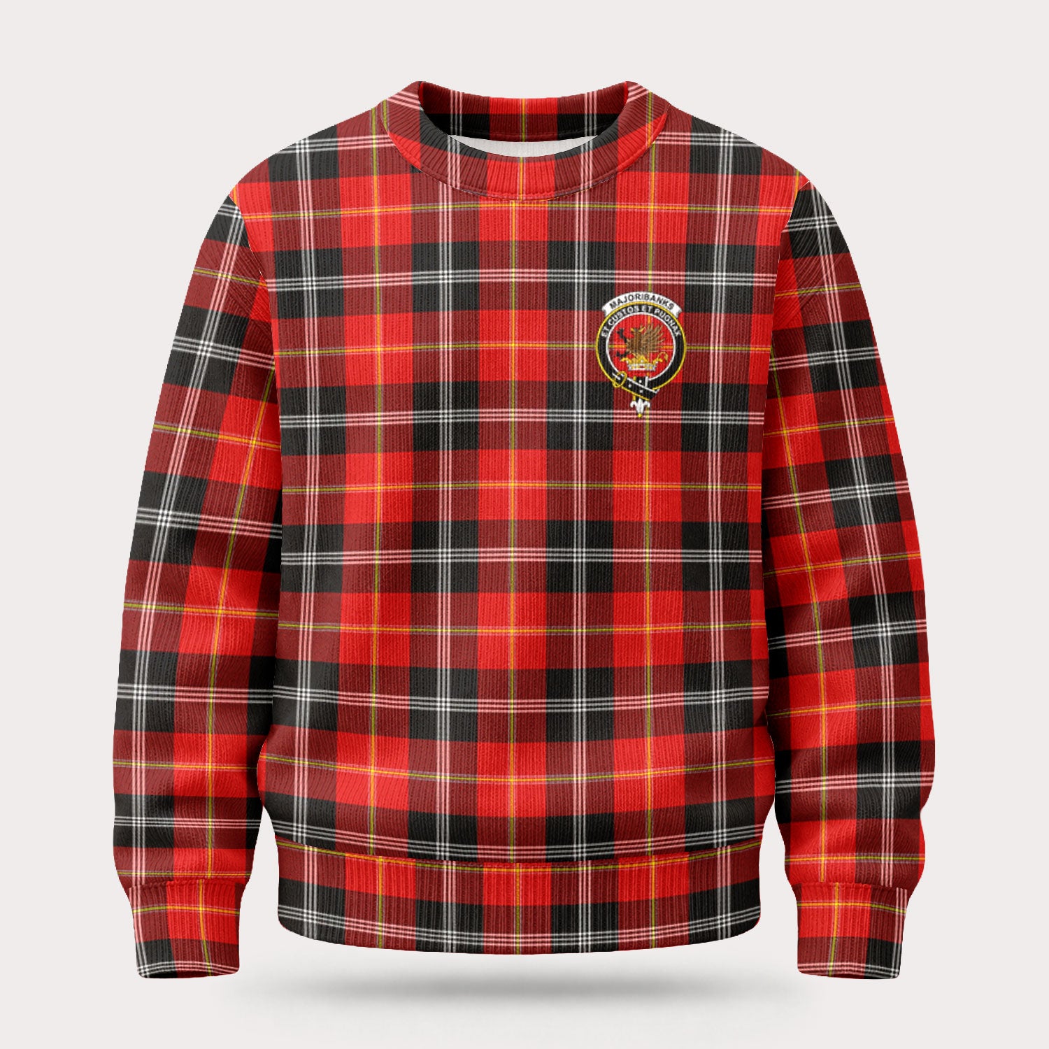 Majoribanks Tartan Crest Sweater