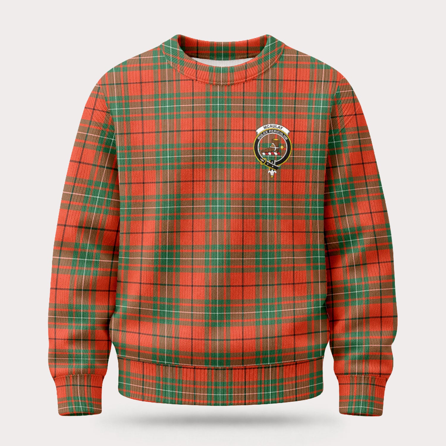 McAulay Ancient Tartan Crest Sweater
