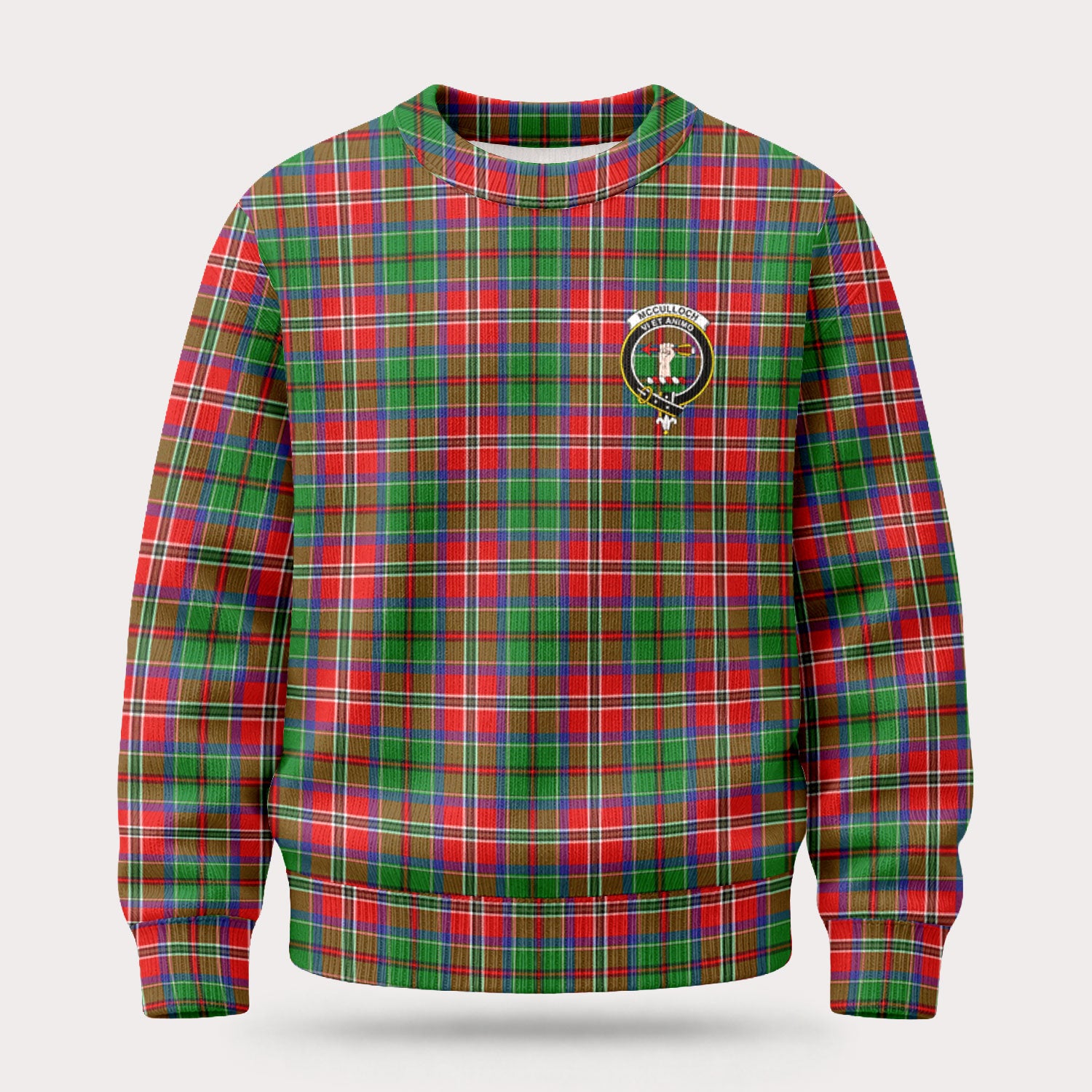McCulloch Tartan Crest Sweater