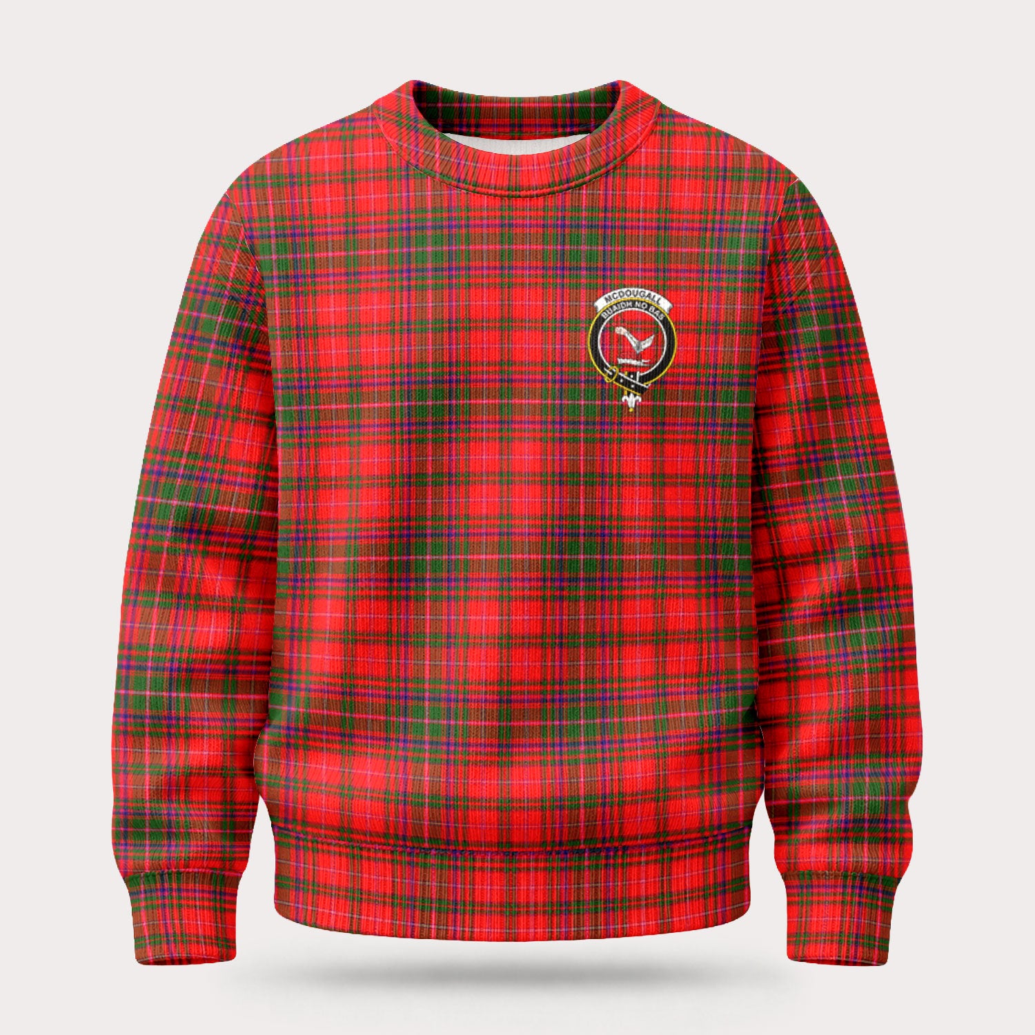 McDougall Modern Tartan Crest Sweater