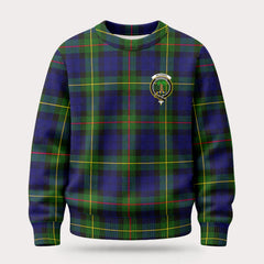 McEwan Modern Tartan Crest Sweater