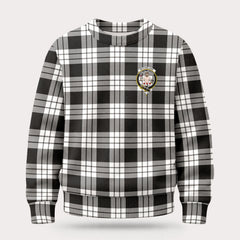McFarlane Black - White Tartan Crest Sweater