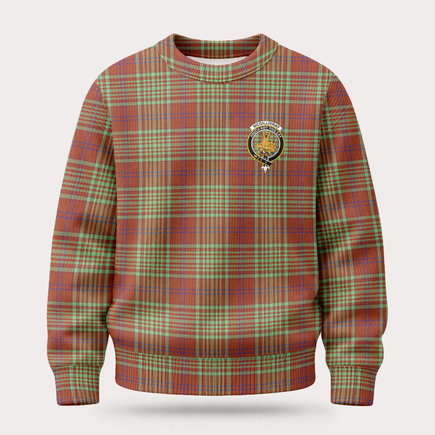 McGillivray Hunting Ancient Tartan Crest Sweater