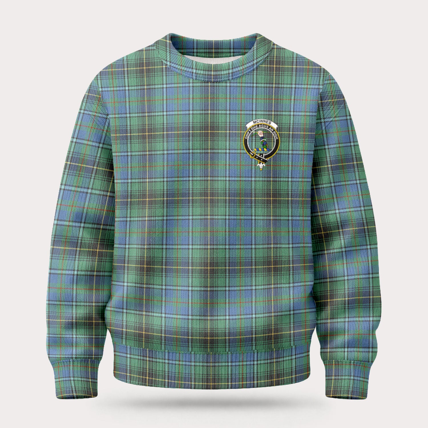 McInnes Ancient Tartan Crest Sweater