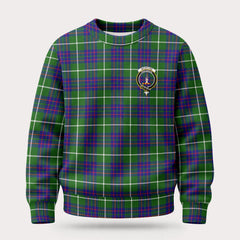 McIntyre Hunting Modern Tartan Crest Sweater