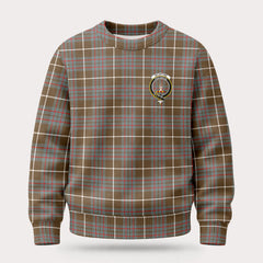 McIntyre Hunting Weathered Tartan Crest Sweater