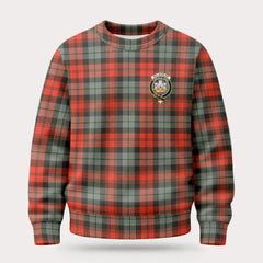 McLachlan Weathered Tartan Crest Sweater